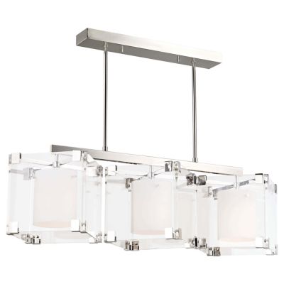 Hudson Valley Lighting Achilles Linear Chandelier - Color: Metallics - Size