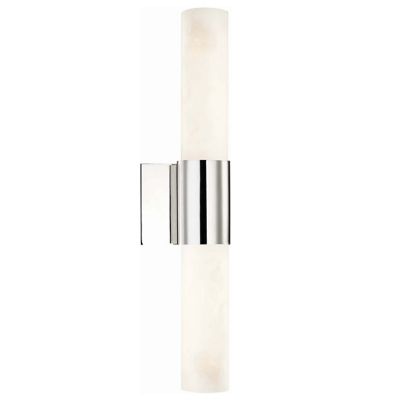 Hudson Valley Lighting Barkley 2-Light Tall LED Wall Sconce - Color: Silver