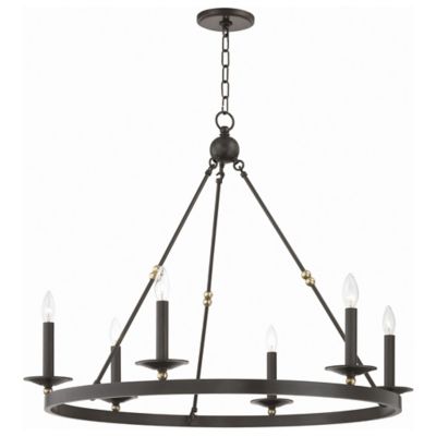 Hudson Valley Lighting Allendale Chandelier - Color: Bronze - Size: 6 light