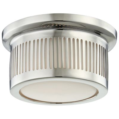 Hudson Valley Lighting Bangor LED Flushmount Light - Color: Silver - Size: 