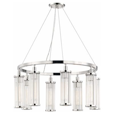 Hudson Valley Lighting Marley Pendant Light - Color: Silver - Size: 8 light