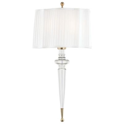 Hudson Valley Lighting Tipton Pleated Wall Sconce - Color: Gold - Size: 2 l