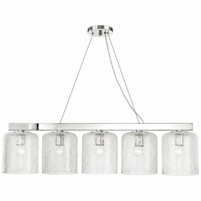 Hudson Valley Lighting Charles Linear Chandelier - Color: Silver - Size: 5 