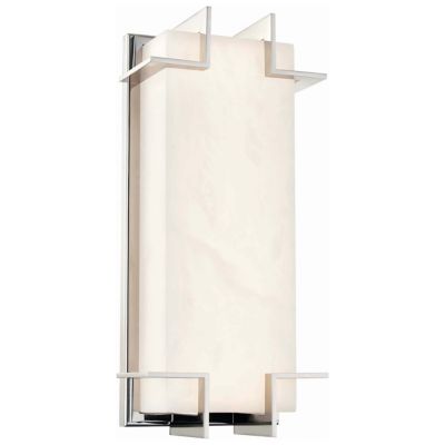 Hudson Valley Lighting Delmar LED Wall Sconce - Color: Silver - Size: 1 lig