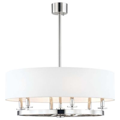 Hudson Valley Lighting Durham Pendant Light - Color: Silver - Size: 6 light