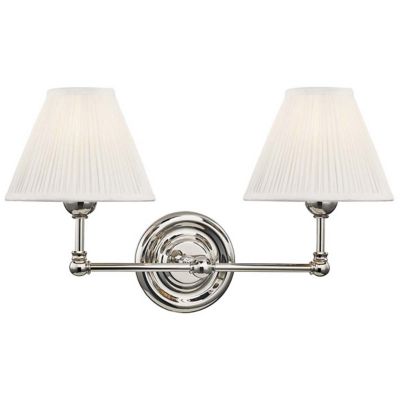 Hudson Valley Lighting Classic No.1 2-Light Swing-Arm Wall Sconce - Color: 