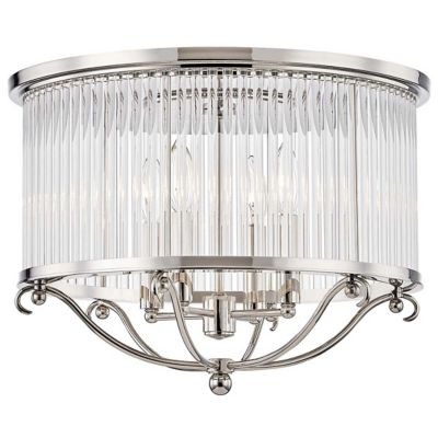 Hudson Valley Lighting Glass No.1 Semi-Flushmount Light - Color: Clear - Si