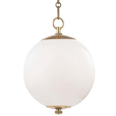 Hudson Valley Lighting Sphere No.1 Pendant Light - Color: White - Size: Sma