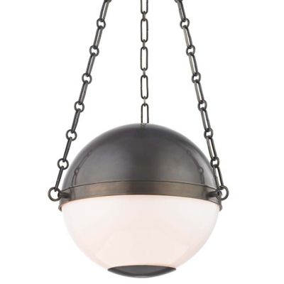 Hudson Valley Lighting Sphere No.2 Pendant Light - Color: White - Size: Sma