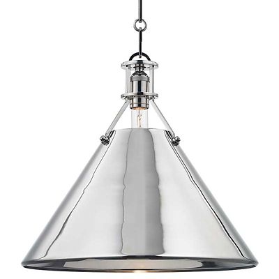 Hudson Valley Lighting Metal No.2 Pendant Light - Color: Metallics - Size: 