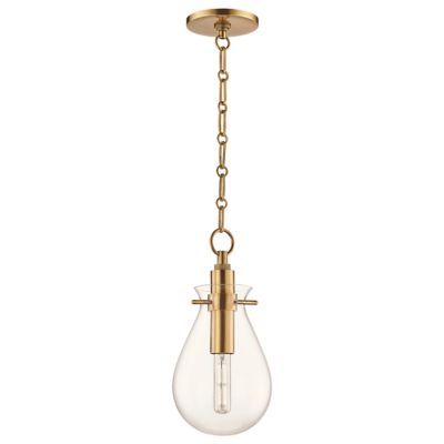 Hudson Valley Lighting Ivy LED Pendant Light - Color: Brass - Size: Small -