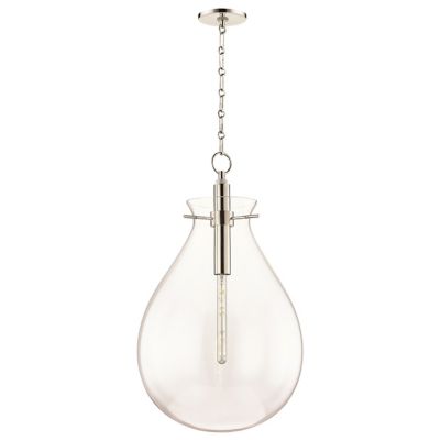 Hudson Valley Lighting Ivy LED Pendant Light - Color: Silver - Size: Large 