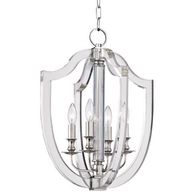 Hudson Valley Lighting Arietta Pendant Light - Color: Silver - Size: 17-In.