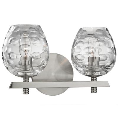 Hudson Valley Lighting Burns Vanity Light - Color: Silver - Size: 2 light -