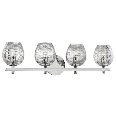 Hudson Valley Lighting Burns Vanity Light - Color: Silver - Size: 4 light -