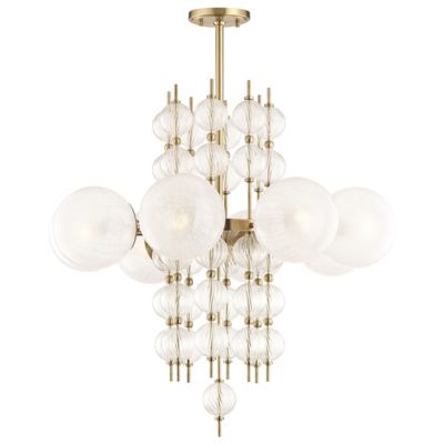 Hudson Valley Lighting Calypso Chandelier - Color: Brass - Size: 8 light - 