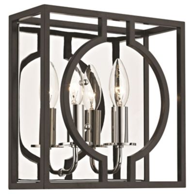 Hudson Valley Lighting Octavio 2-Light Wall Sconce - Color: Black - Size: 2