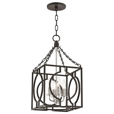 Hudson Valley Lighting Octavio Pendant Light - Color: Black - Size: Small -