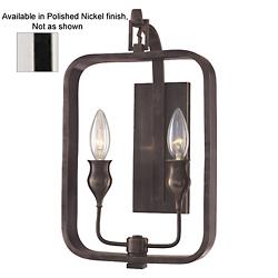 Rumsford Wall Sconce (Polished Nickel) - OPEN BOX RETURN