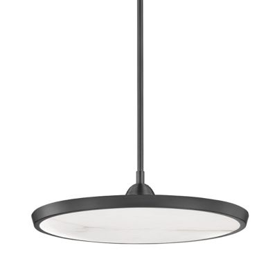 Hudson Valley Lighting Draper LED Pendant Light - Color: White - Size: 20