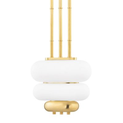 Hudson Valley Lighting Palisade 2-Light Pendant Light - Color: Brass - Size