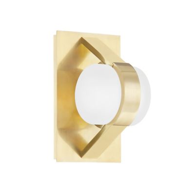 Hudson Valley Lighting Orbit LED Wall Sconce - Color: Brass - Size: 1 light