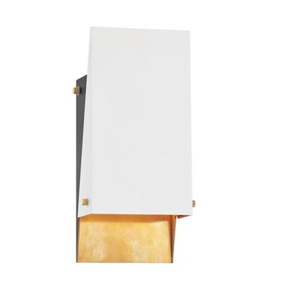 Hudson Valley Lighting Ratio Vertical Wall Sconce - Color: White - Size: Sm