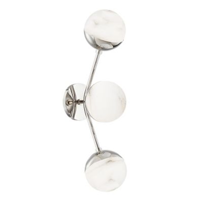 Hudson Valley Lighting Saratoga Wall Sconce - Color: Silver - Size: 3 light