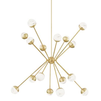 Hudson Valley Lighting Saratoga Chandelier - Color: Brass - Size: 16 light 