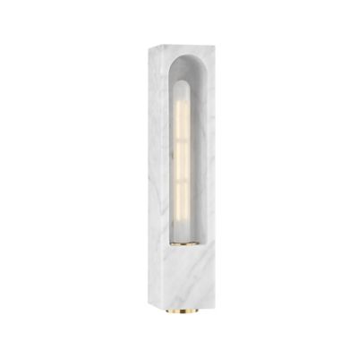 Hudson Valley Lighting Erwin Wall Sconce - Color: White - Size: 16 - 309