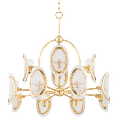 Hudson Valley Lighting Danes Chandelier - Color: Gold - Size: Medium - 1534