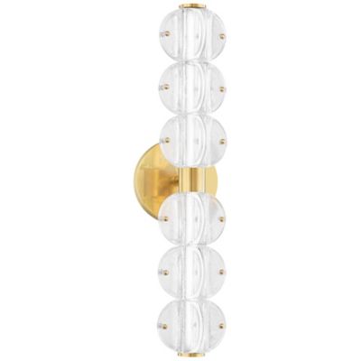 Hudson Valley Lighting Lindley LED Vanity Light - Color: Clear - Size: Medi