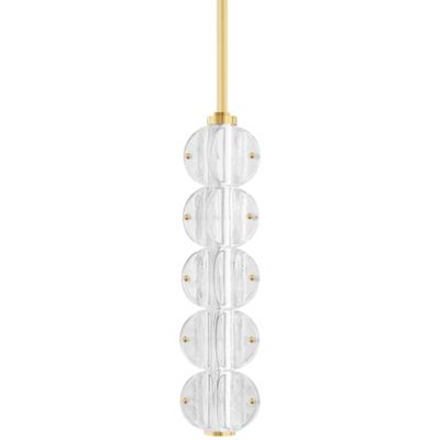 Hudson Valley Lighting Lindley LED Mini Pendant Light - Color: Clear - Size