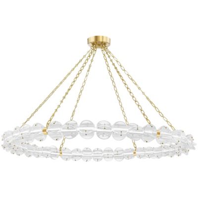 Hudson Valley Lighting Lindley LED Chandelier - Color: Brass - Size: Large 