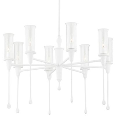 Hudson Valley Lighting Chisel Chandelier - Color: White - Size: Medium - 41