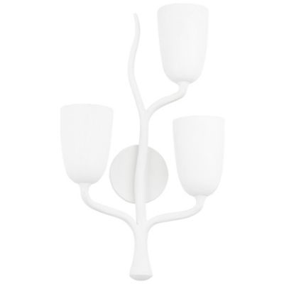 Hudson Valley Lighting Vine Wall Sconce - Color: White - Size: 3 light - 50