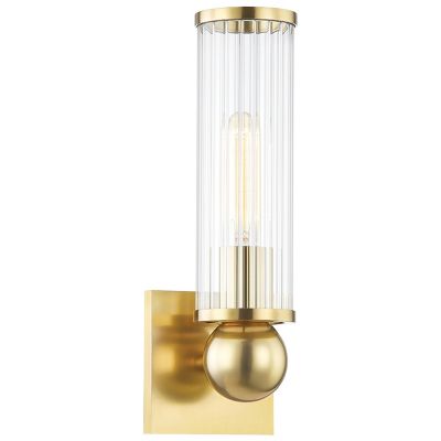 Hudson Valley Lighting Malone Wall Sconce - Color: Gold - Size: Small - 527