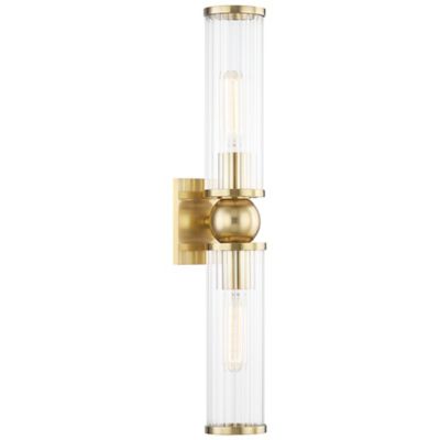 Hudson Valley Lighting Malone Wall Sconce - Color: Gold - Size: Medium - 52