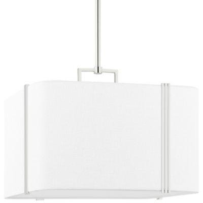 Hudson Valley Lighting Downing Pendant Light - Color: White - Size: Large -