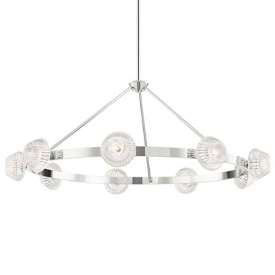 Hudson Valley Lighting Barclay Chandelier - Color: Silver - Size: Medium - 