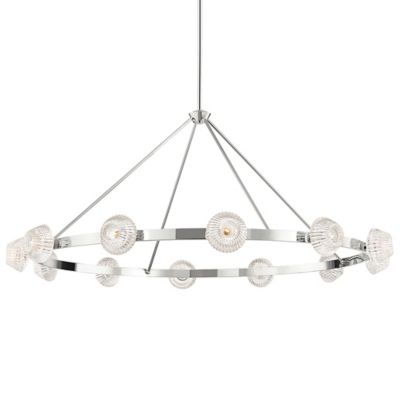 Hudson Valley Lighting Barclay Chandelier - Color: Silver - Size: Large - 6