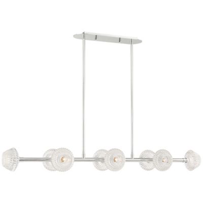 Hudson Valley Lighting Barclay Linear Chandelier - Color: Silver - Size: 8 