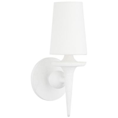 Hudson Valley Lighting Torch Wall Sconce - Color: White - Size: 1 light - 6