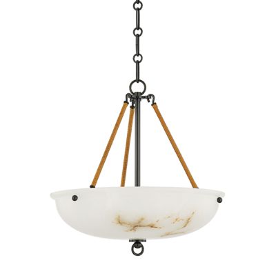 Hudson Valley Lighting Somerset Pendant Light - Color: White - Size: 1 ligh