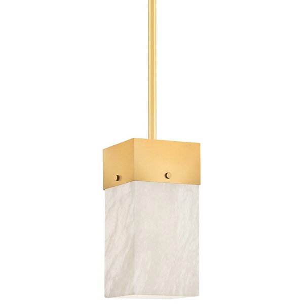 Times Square Pendant Light - Color: White - Size: Small - Hudson Valley Lighting 3806-AGB