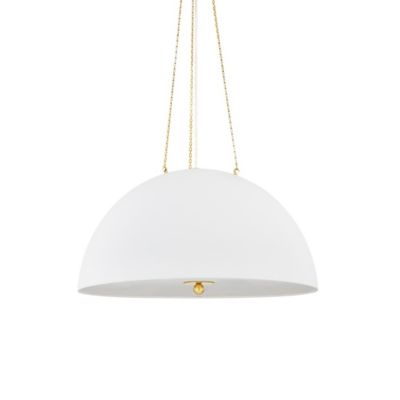 Hudson Valley Lighting Chiswick Pendant Light - Color: White - Size: Medium