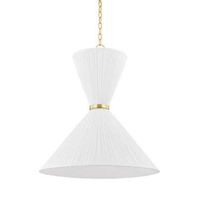 Hudson Valley Lighting Enid Pendant Light - Color: White - Size: 30 - 59