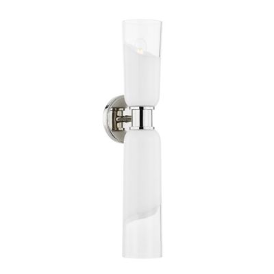 Hudson Valley Lighting Wasson Wall Sconce - Color: White - Size: 2 light - 