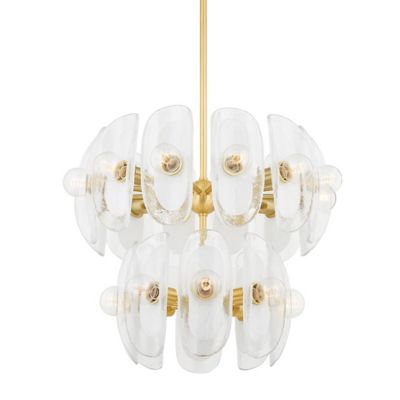 Hudson Valley Lighting Hilo Chandelier - Color: Brass - Size: 20 light - 91