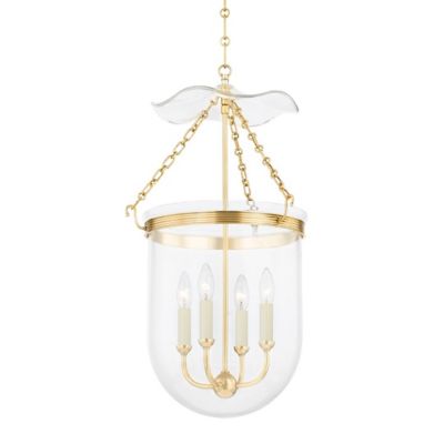 Hudson Valley Lighting Rousham Pendant Light - Color: Clear - Size: 4 light